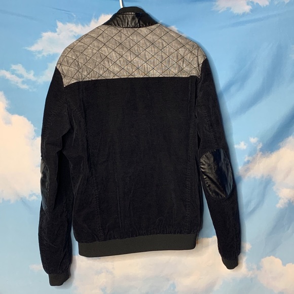 Log- Quilted Gray & Black Jacket size X-Large - Picture 6 of 6